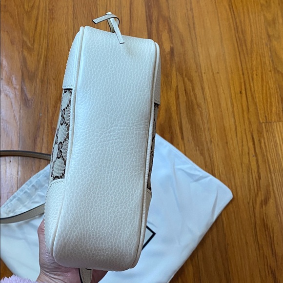 New Gucci Bree Disco Crossbody Bag GG Canvas - Picture 4 of 12
